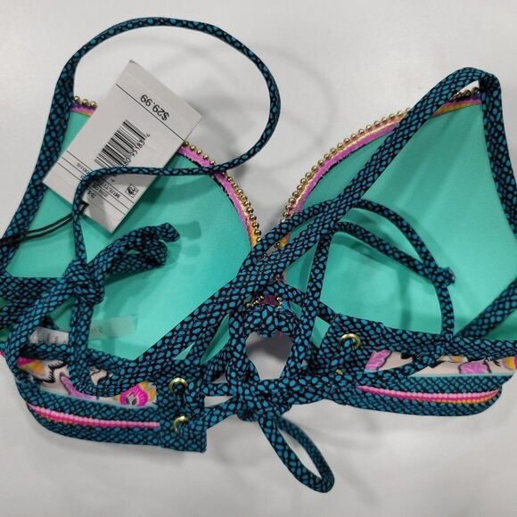 Shade & Shore Bikini Top Gold Beads - Picture 6 of 8